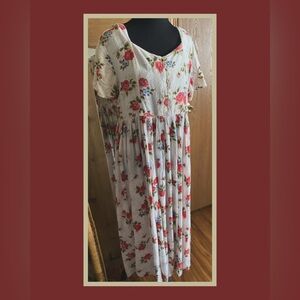 Floral Print Maxi Dress